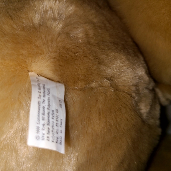 Tan and Brown vintage 1999 Stuffed Bear with Soft Plush Texture - Picture 10 of 11